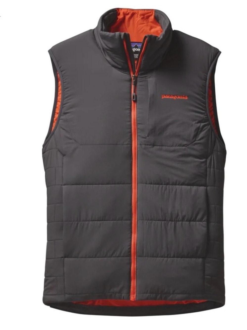 Patagonia Nano-Air Vest, Grey/ Orange, Men's Small